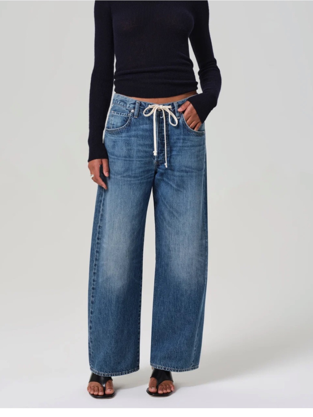 Citizens Of Humanity (24) • Medium Blue • Wide Leg • High Waisted Jeans